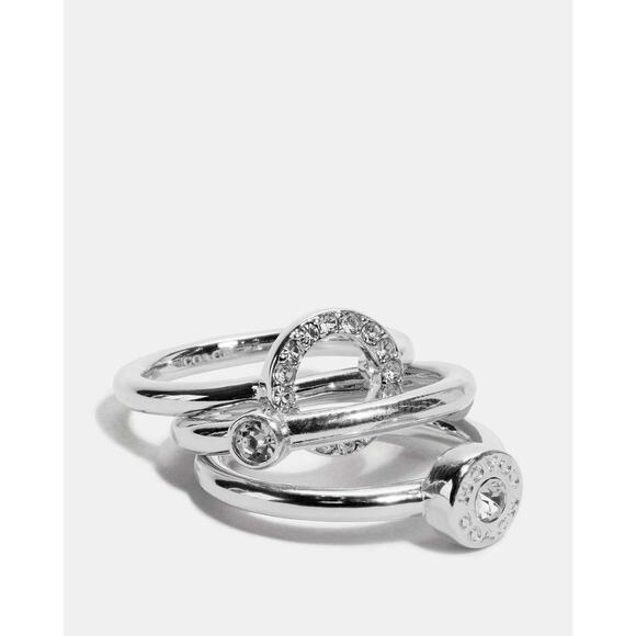 1 Ring from Open Circle Halo Ring Set - Picture 2 of 3